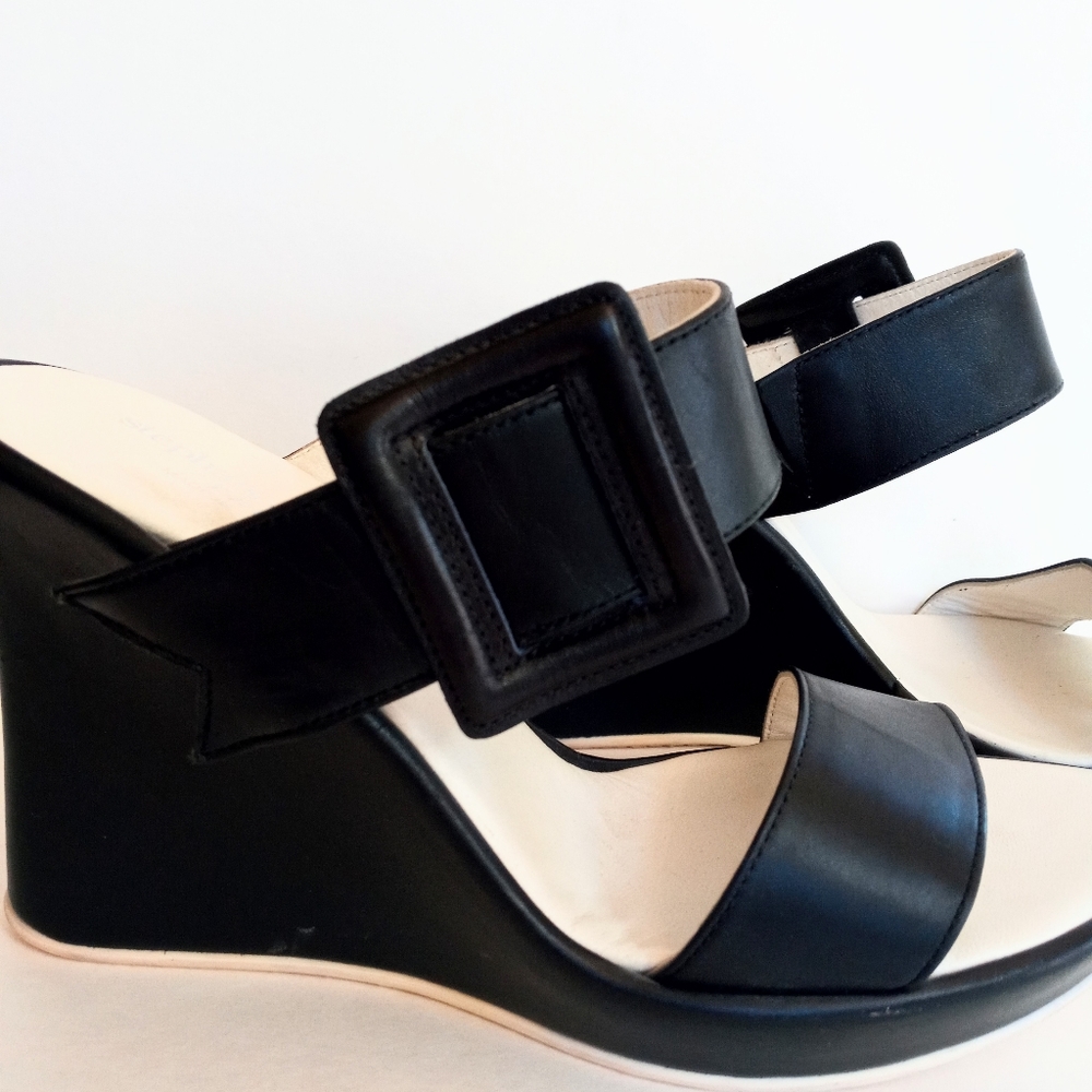 DO NOT BUY - RESERVED Bundle of Stephane Killian wedges and Vintage MCM bag